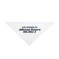 Funny Cat Christmas Dog Bandana She Opened 24 Advent Doors On Dec 1