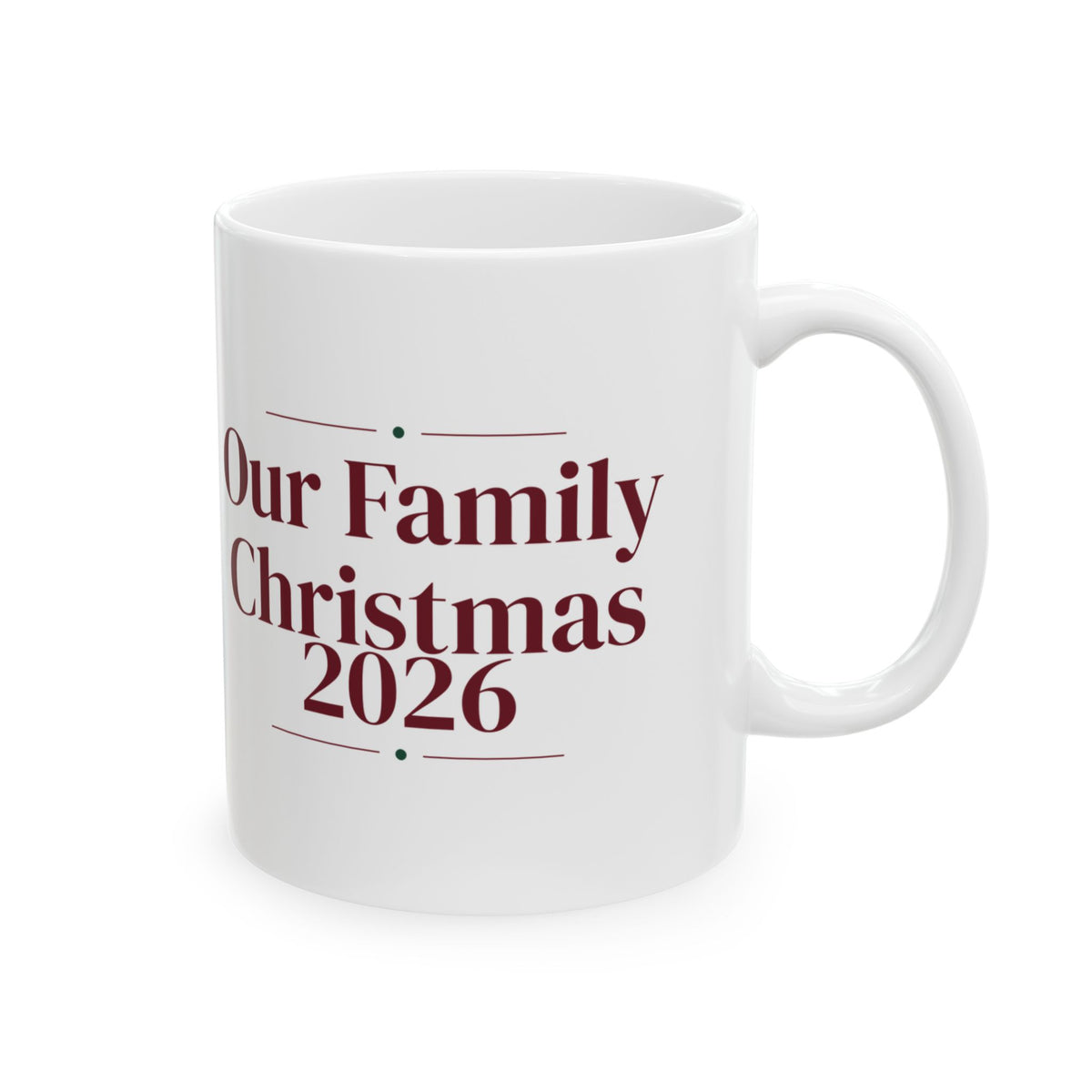 Our Family Christmas 2026 Coffee Mug For The Whole Family