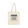 Funny Baby's First Christmas Tote Bag Baby Is Napping Christmas Resumes