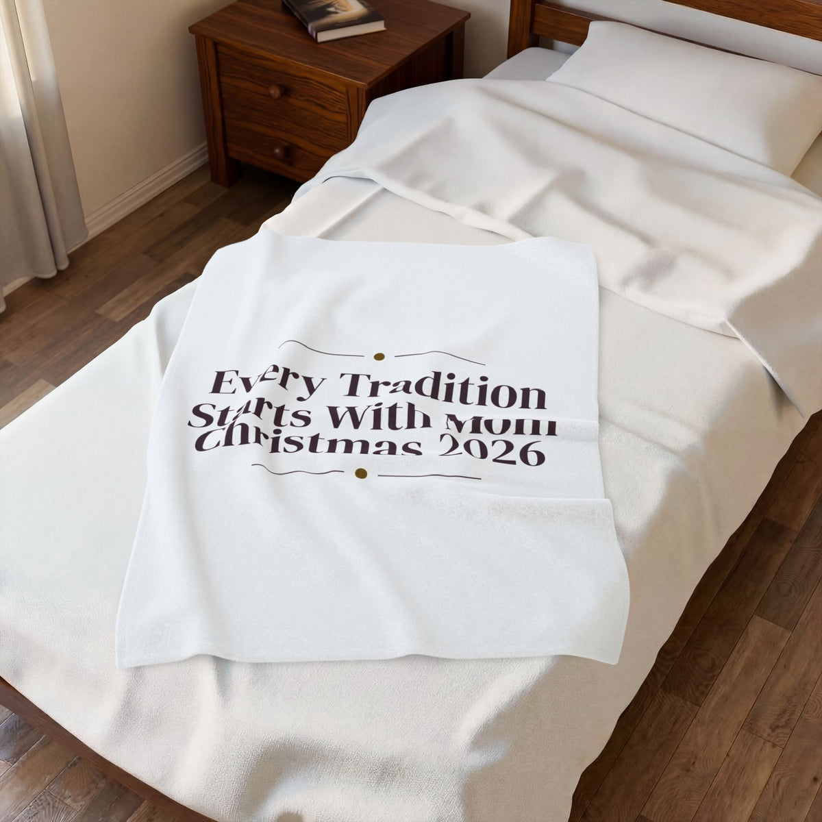 Mom Christmas Throw Blanket Every Tradition Starts With Mom 2026