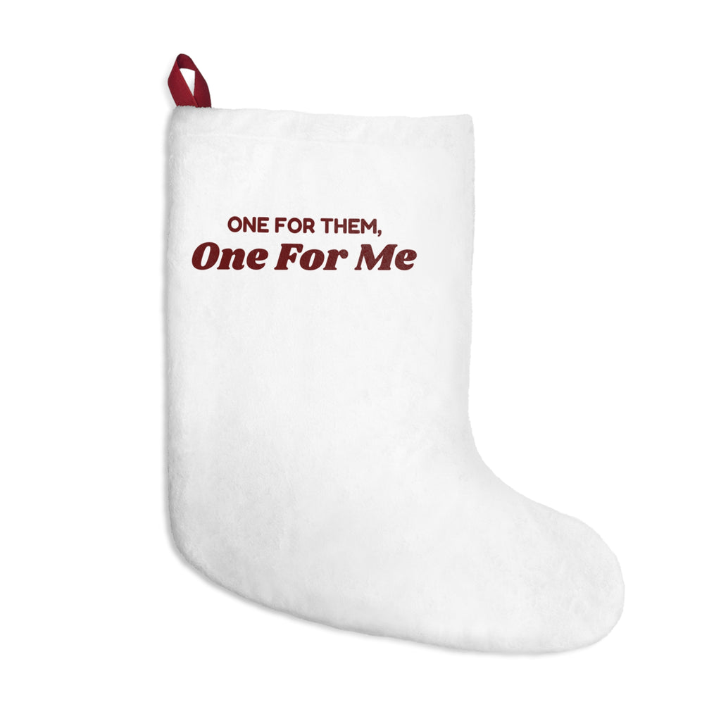 Funny Christmas Shopping Christmas Stocking One For Them One For Me