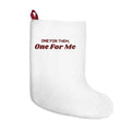 Funny Christmas Shopping Christmas Stocking One For Them One For Me