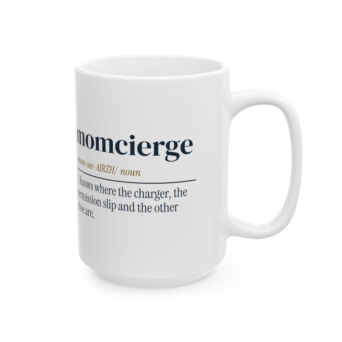 Funny Mom Coffee Mug Momcierge Dictionary Definition For Moms