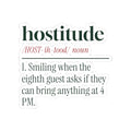 Funny Christmas Sticker Hostitude Bring Anything At 4 PM For Hosts