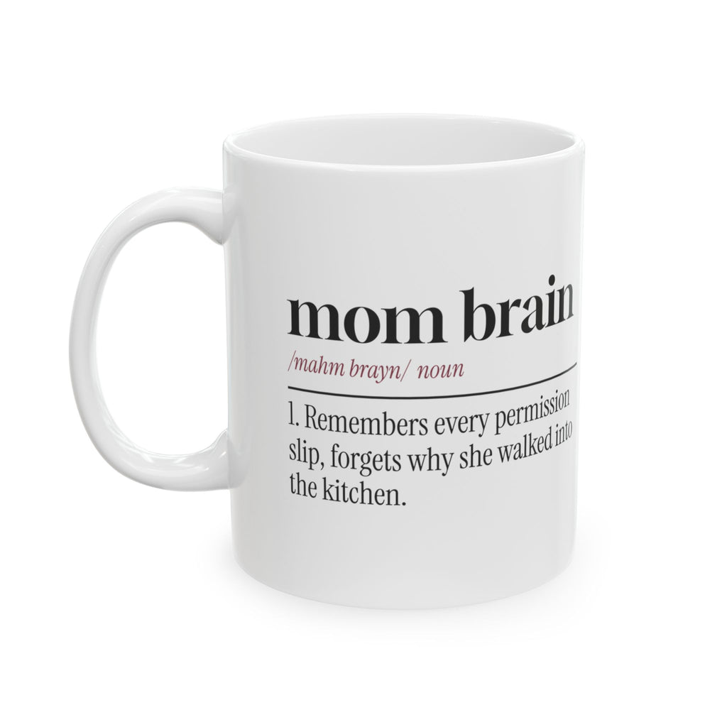 Funny Mom Brain Dictionary Coffee Mug For Wife