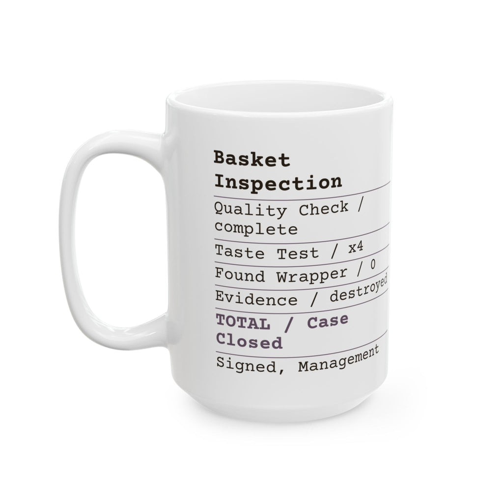 Funny Easter Candy Inspector Receipt Coffee Mug For Parents