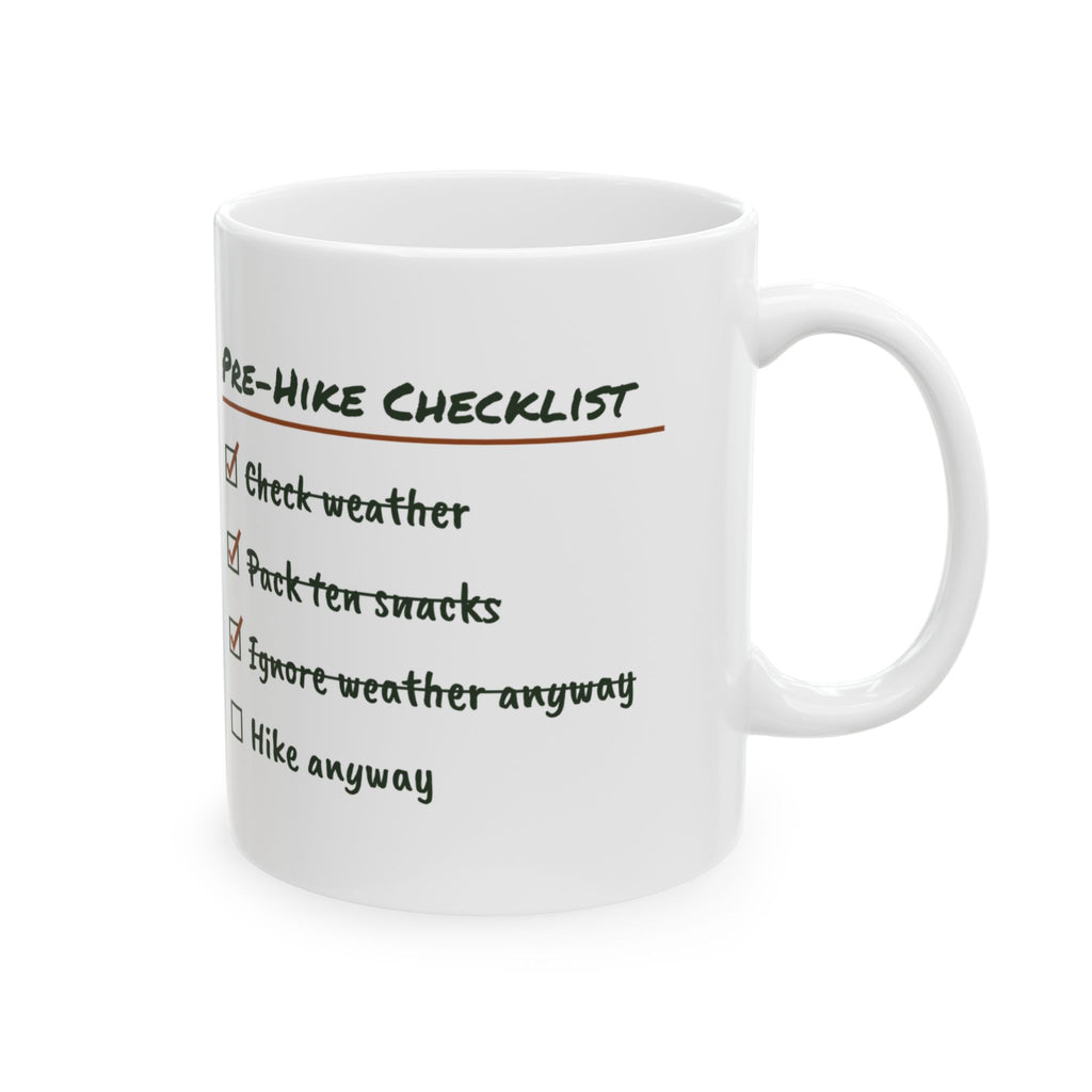 Funny Hiking Coffee Mug Pack Ten Snacks Hike Anyway