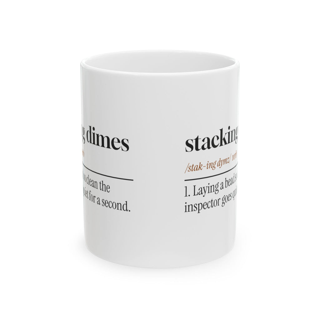 Funny Welder Coffee Mug Stacking Dimes Dictionary Definition For Welders
