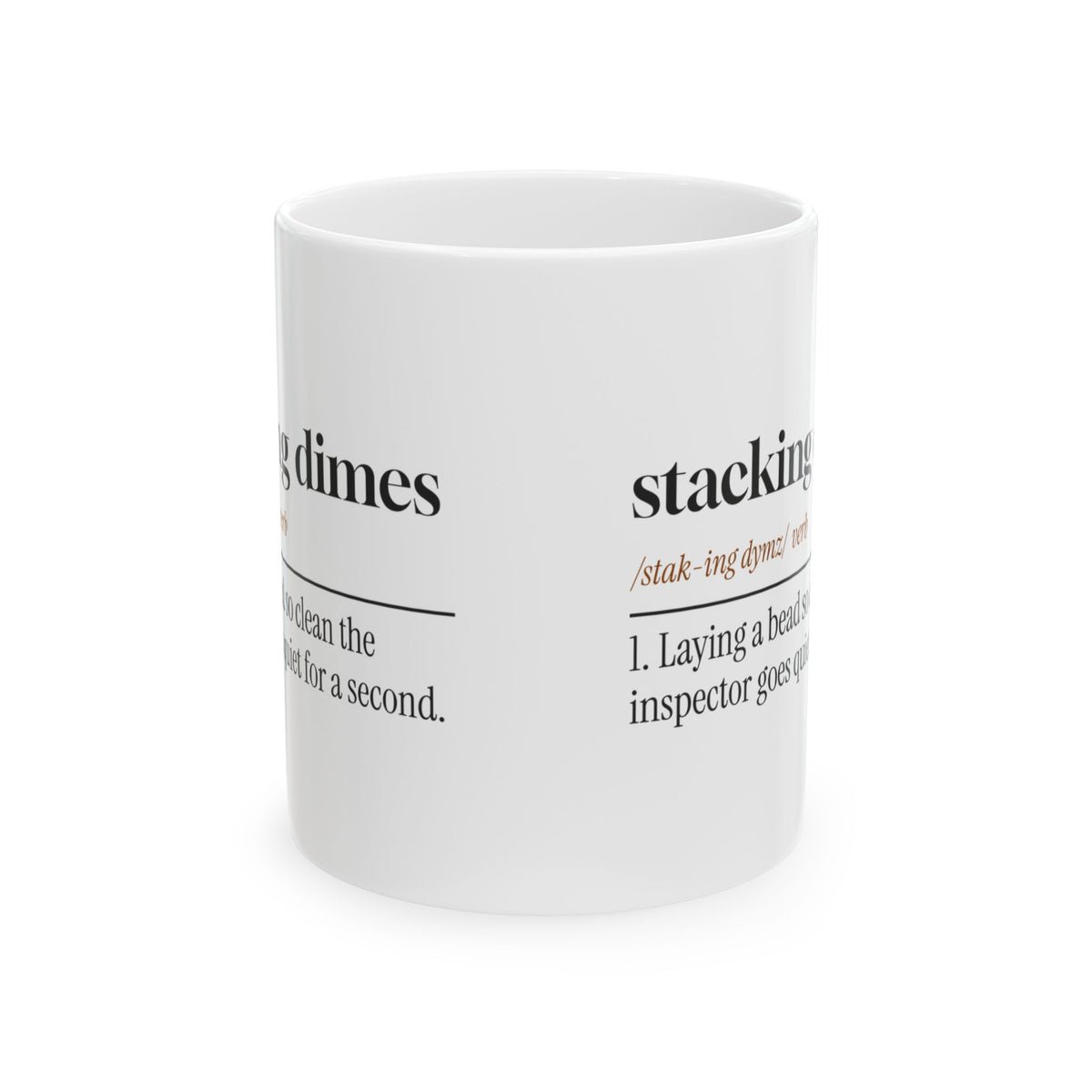 Funny Welder Coffee Mug Stacking Dimes Dictionary Definition For Welders