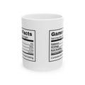 Gamer Coffee Mug Patience 0% Facts Label