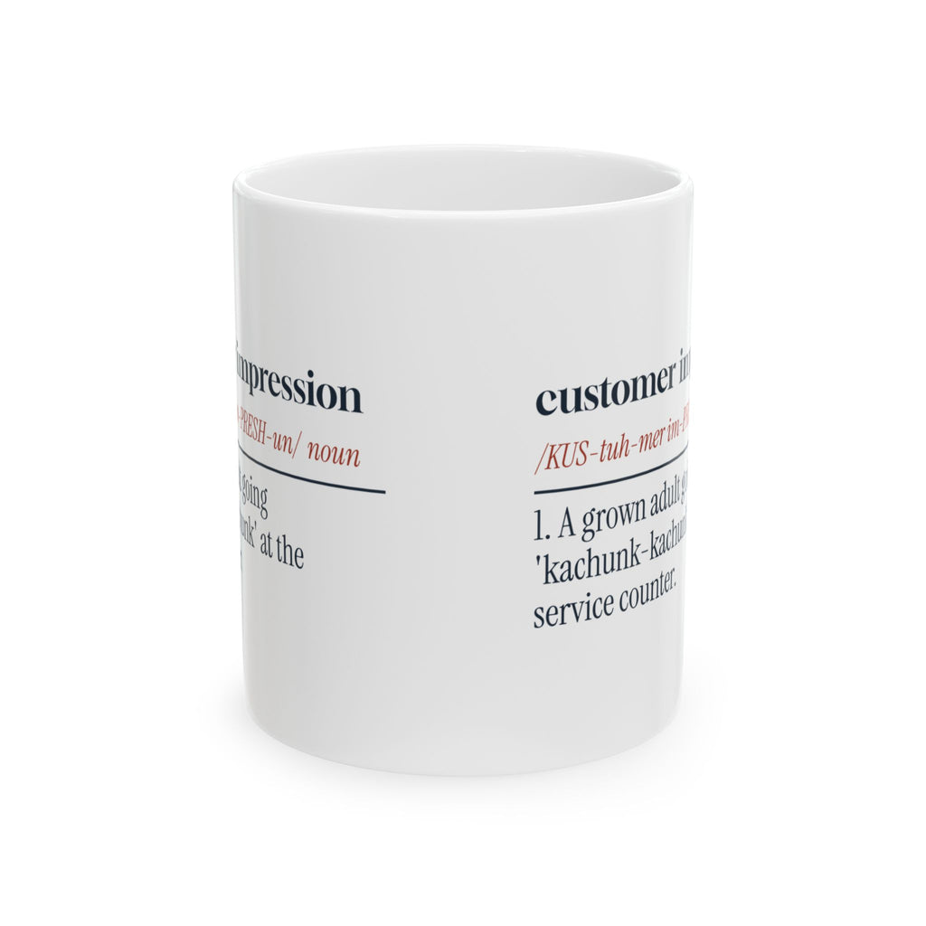 Funny Mechanic Coffee Mug Customer Impression Definition For Mechanics