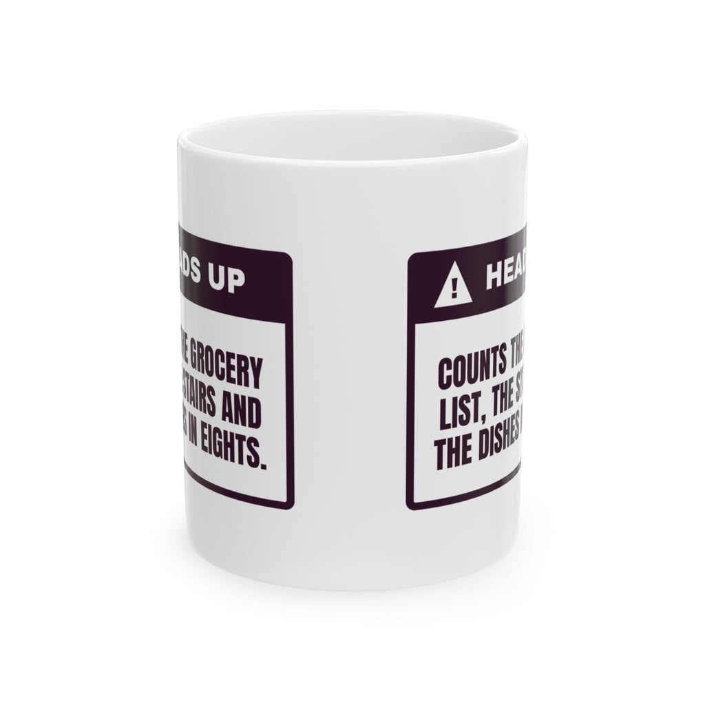 Funny Dancer Coffee Mug Counts The Groceries In Eights For Dancers