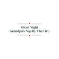 Funny Grandpa Christmas Sticker Silent Night Grandpa's Nap