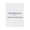 Christmas Throw Blanket For Grandparents Grandkids Are The Sweetest