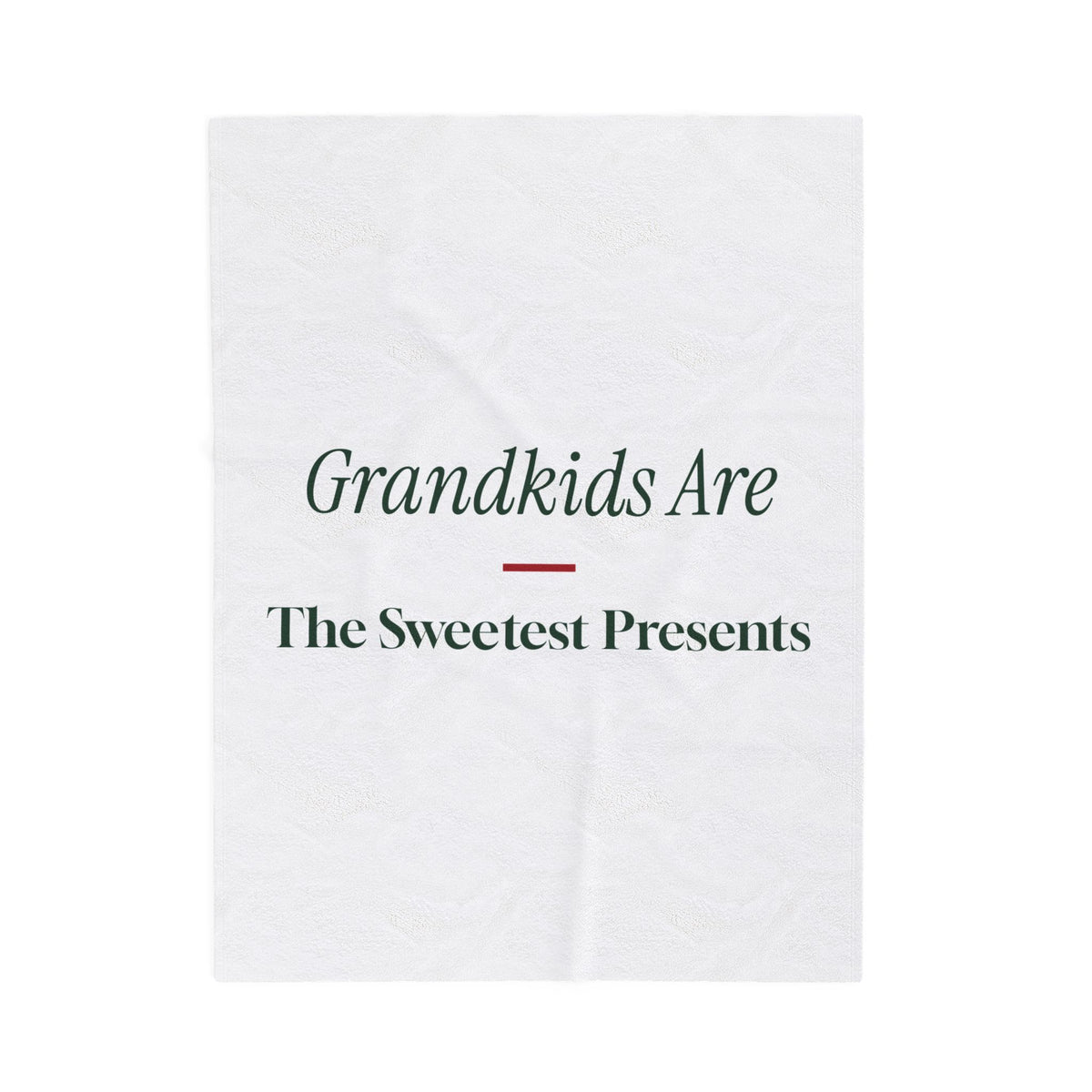 Christmas Throw Blanket For Grandparents Grandkids Are The Sweetest