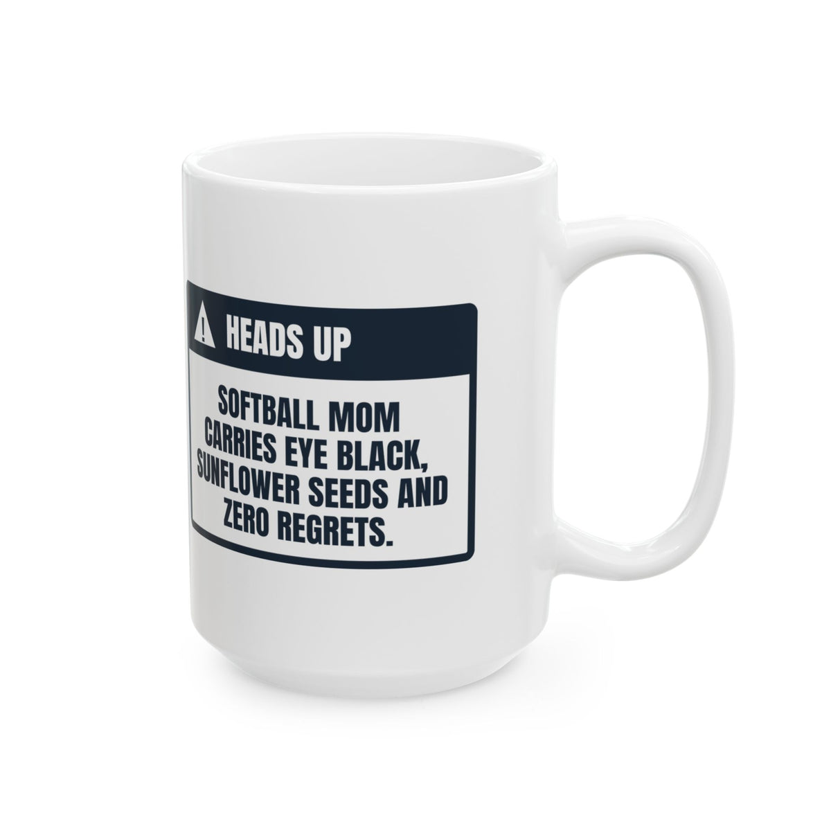 Funny Softball Mom Coffee Mug Eye Black In My Purse For Moms