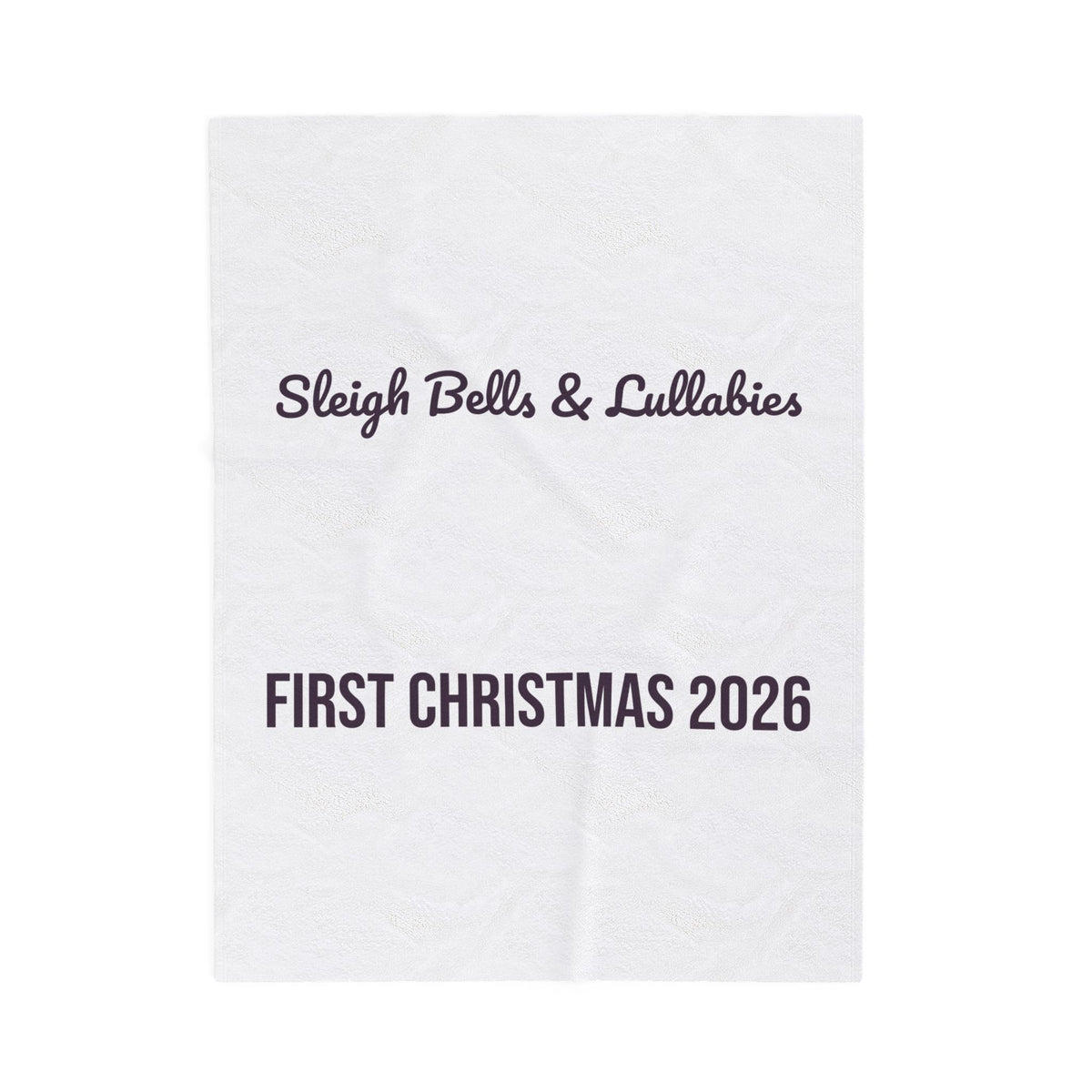 Babys First Christmas 2026 Throw Blanket Sleigh Bells And Lullabies