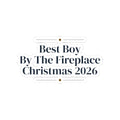 Dog Christmas Sticker Best Boy By The Fireplace Christmas 2026