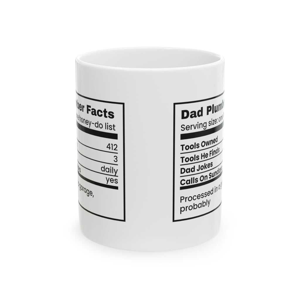 Dad Plumber Facts Coffee Mug For Plumbers