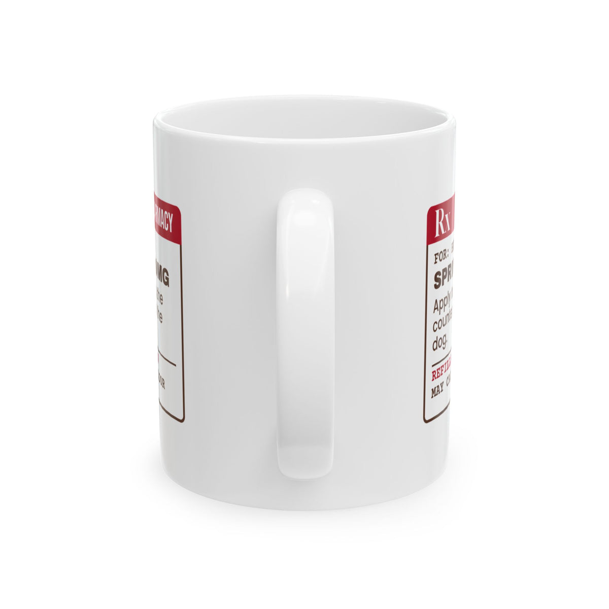 Funny Christmas Coffee Mug Sprinkles 500mg Prescription For Bakers