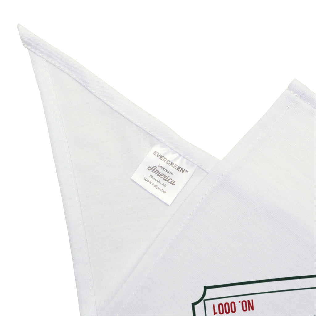 Funny Christmas Dog Bandana Quiet Corner Seat Next To The Dog Ticket