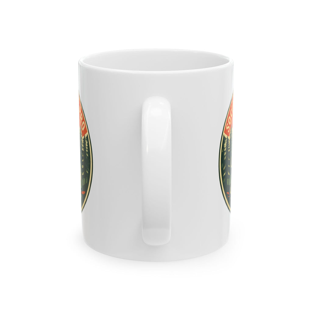 Social Distance Pro Since Forever Funny Vintage Bigfoot Coffee Mug