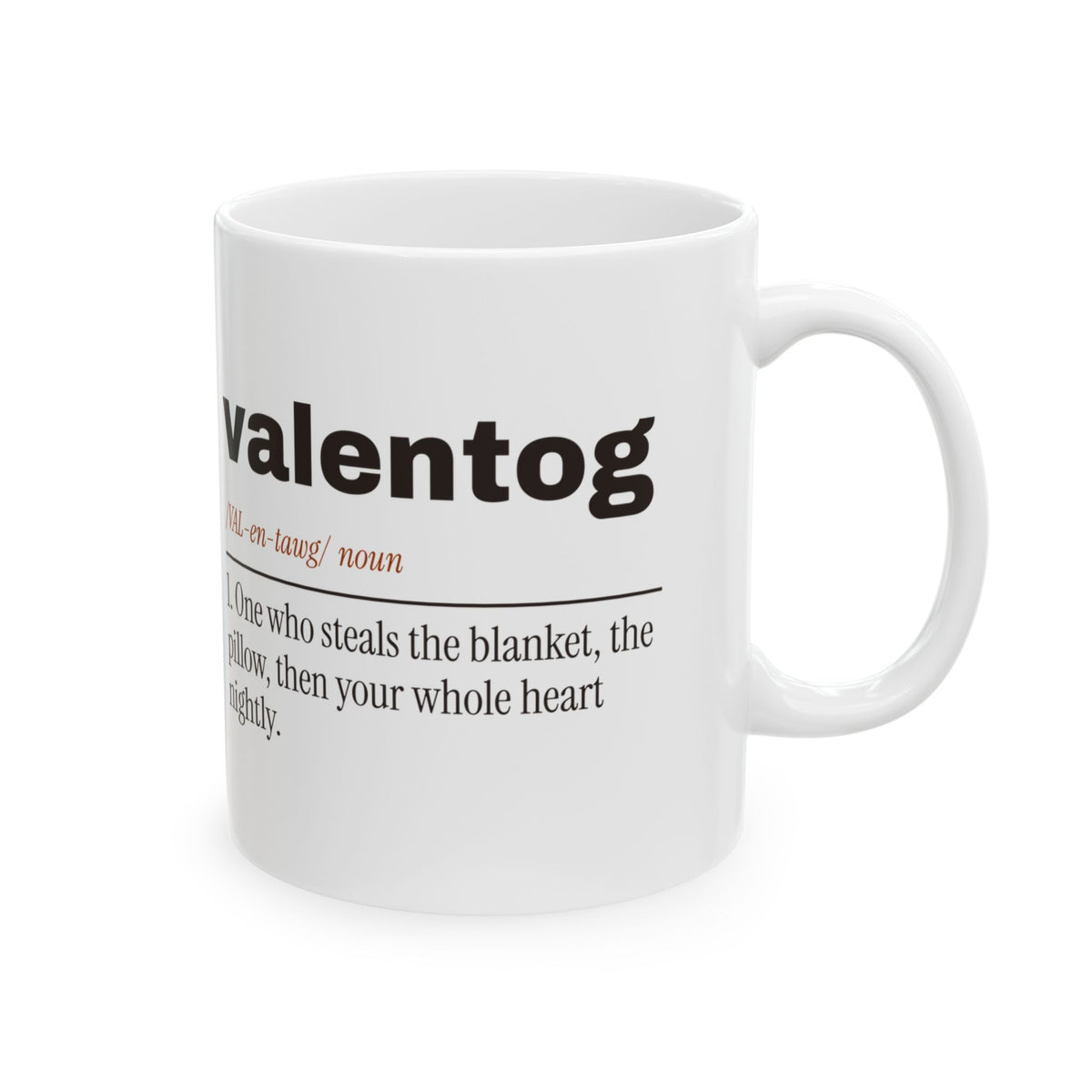 Funny Dog Coffee Mug Valentog Steals Blankets And Hearts For Dog Lovers