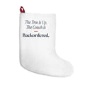 Funny New Home Christmas Stocking Tree Is Up The Couch Is