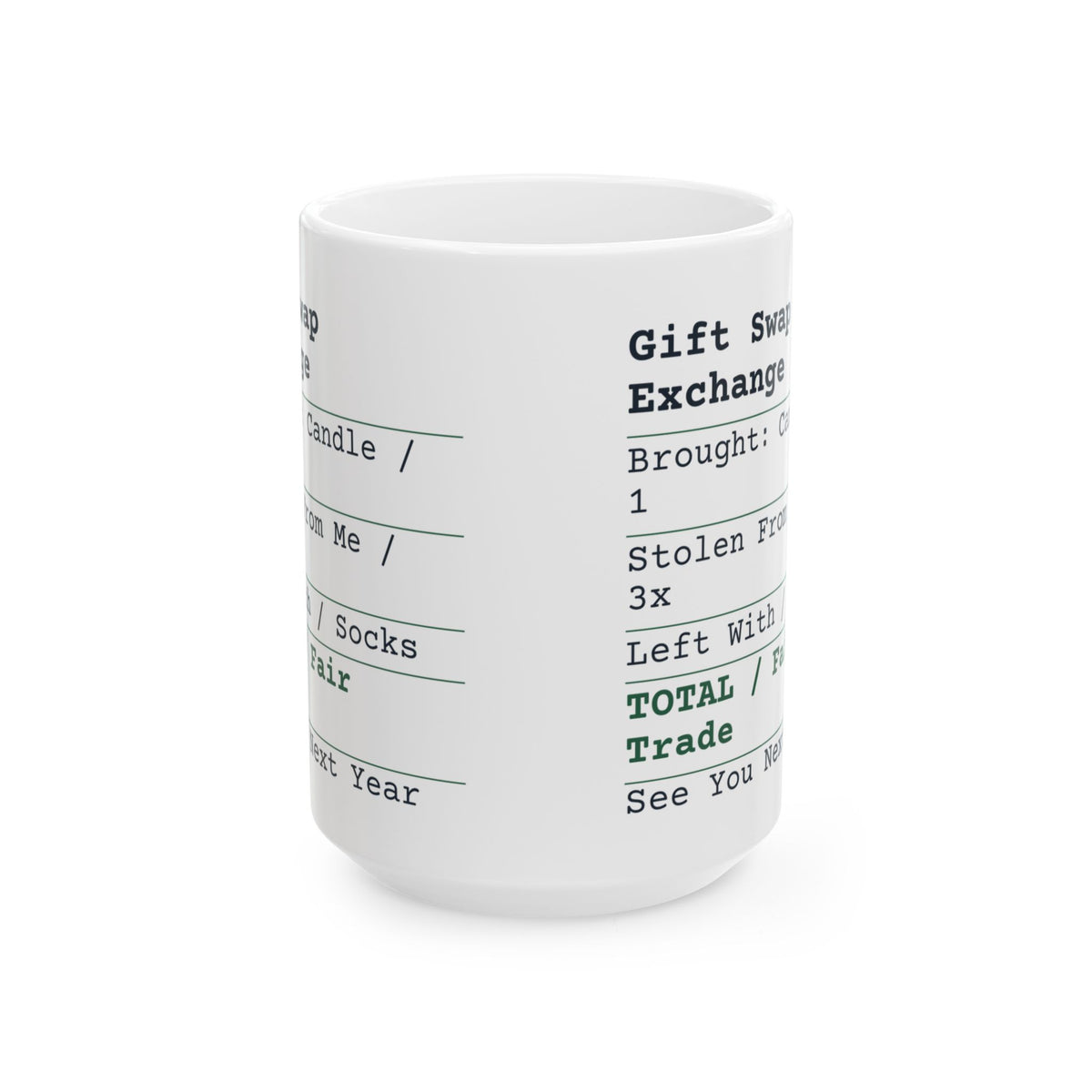 Funny White Elephant Coffee Mug Stolen From Me 3x Left With Socks