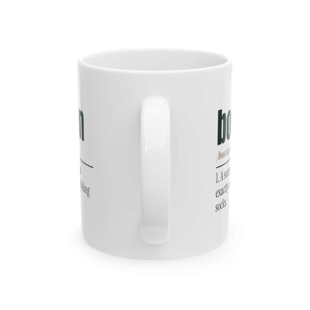 Funny Hiking Coffee Mug Boot Tan Definition For Hikers