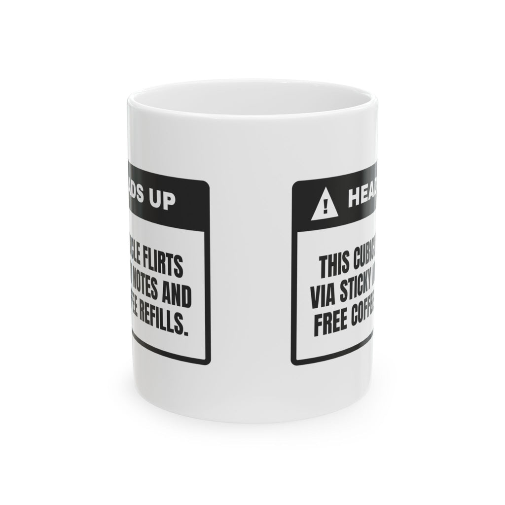 Sticky Note Flirt Coffee Mug For Coworkers