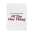 Funny Christmas Shopping Throw Blanket Every Store Is Out Of The One Thing