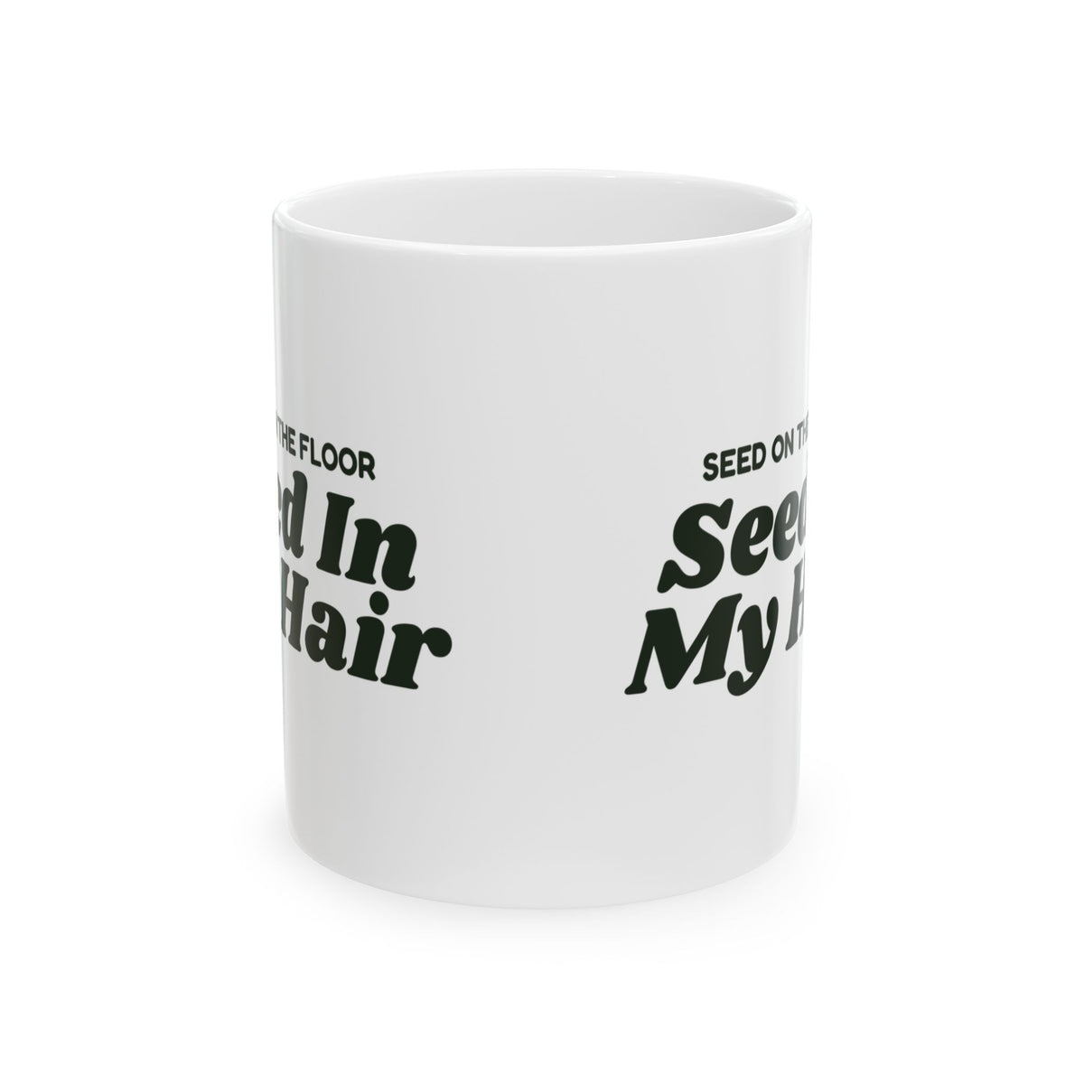 Retro Bird Owner Coffee Mug Seed On The Floor Seed In My Hair