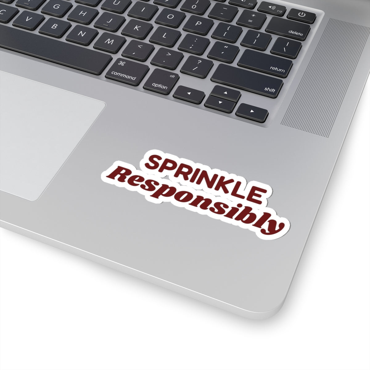 Funny Christmas Cookie Baking Sticker Sprinkle Responsibly
