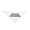 Funny Christmas Dog Bandana Ornament Inspector Paws On Everything