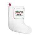 Funny Christmas Dad Christmas Stocking Lights Off At 10 Or Pay The Bill