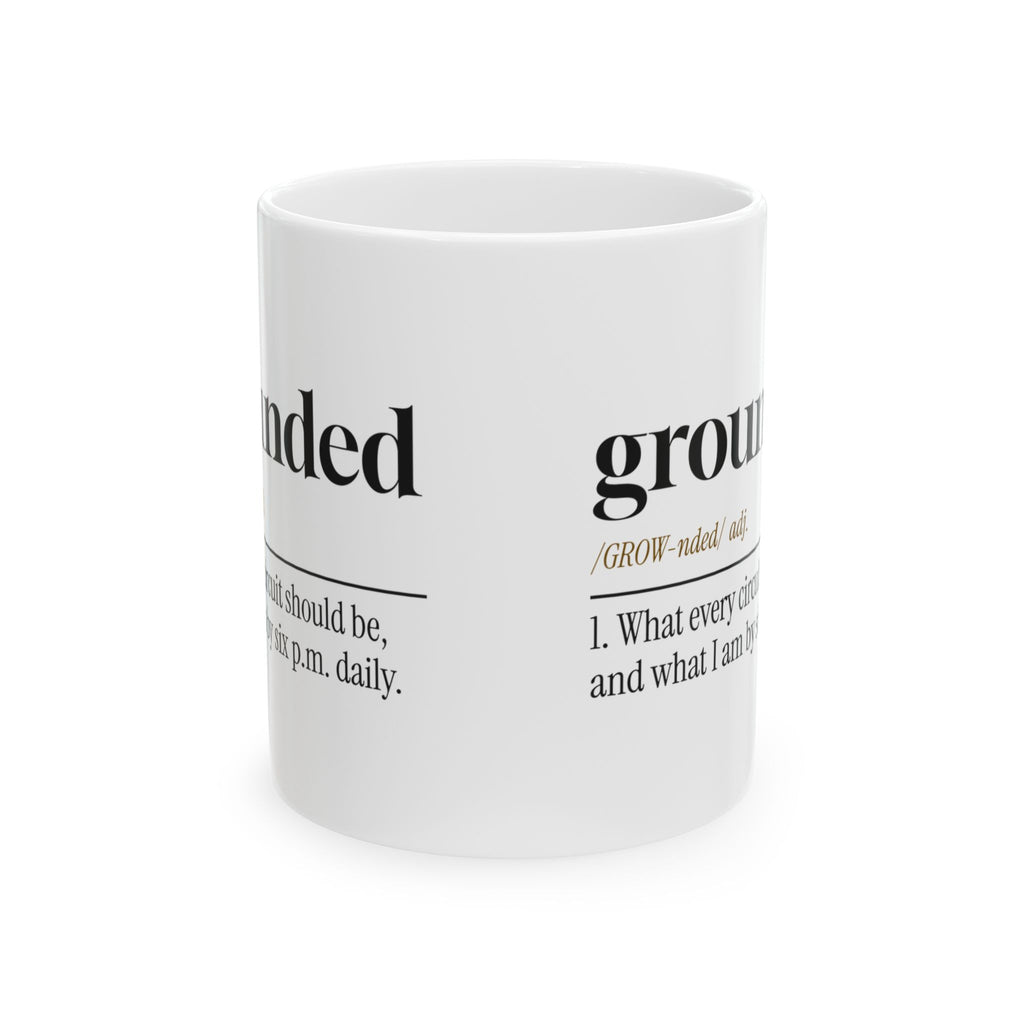 Grounded Definition Coffee Mug For Electricians
