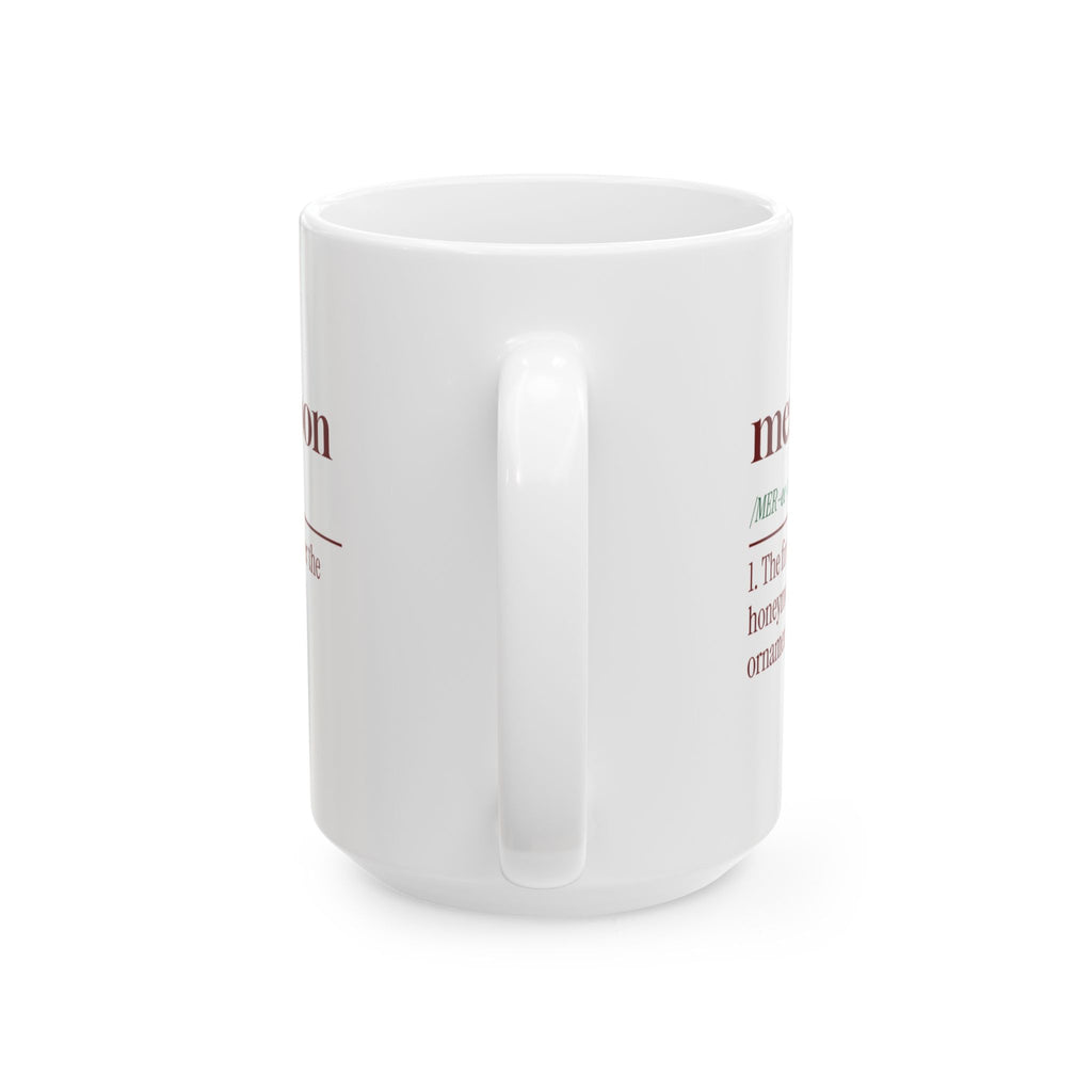 Christmas Coffee Mug Merrymoon Dictionary Definition Newlyweds