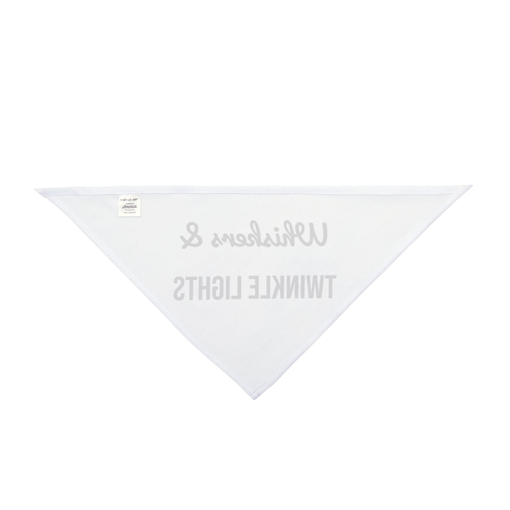 Christmas Cat Dog Bandana Whiskers And Twinkle Lights