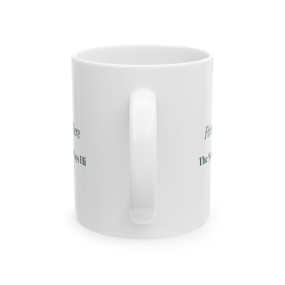 Funny Christmas Coffee Mug First Christmas Here New Home Smoke Detector