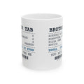 Funny Brother Coffee Mug Furniture Assembled 2 Pizza Owed 4 Receipt