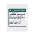 Funny Christmas Office Party Throw Blanket Cheese Ball Prescription
