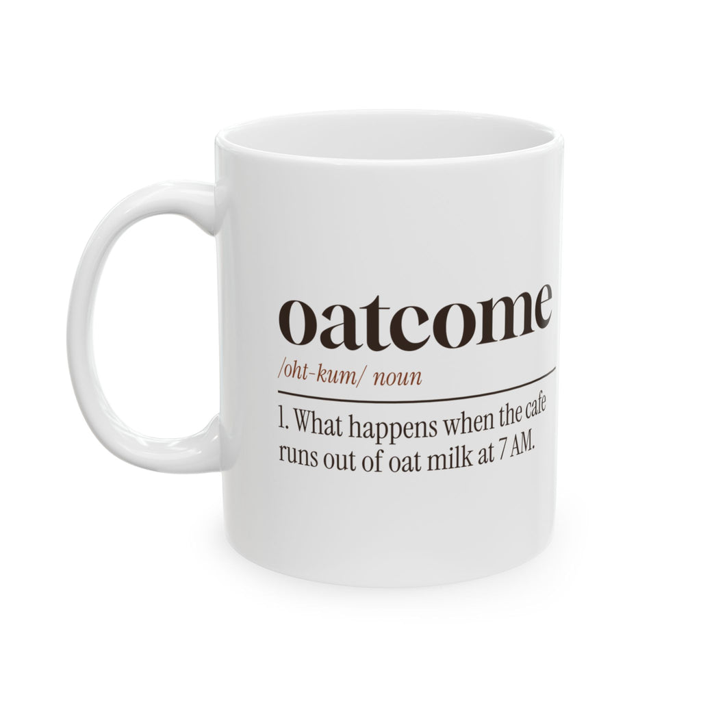 Funny Barista Coffee Mug Oatcome Definition For Baristas