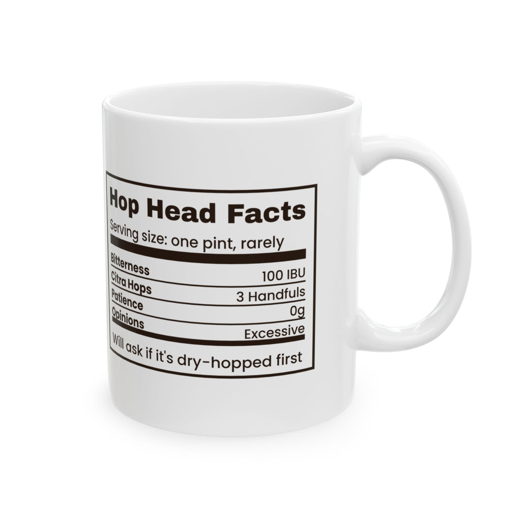 Craft Beer Coffee Mug Hop Head Facts For Beer Lovers