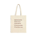 Funny Christmas Grandma Tote Bag Grandma's Christmas Checklist