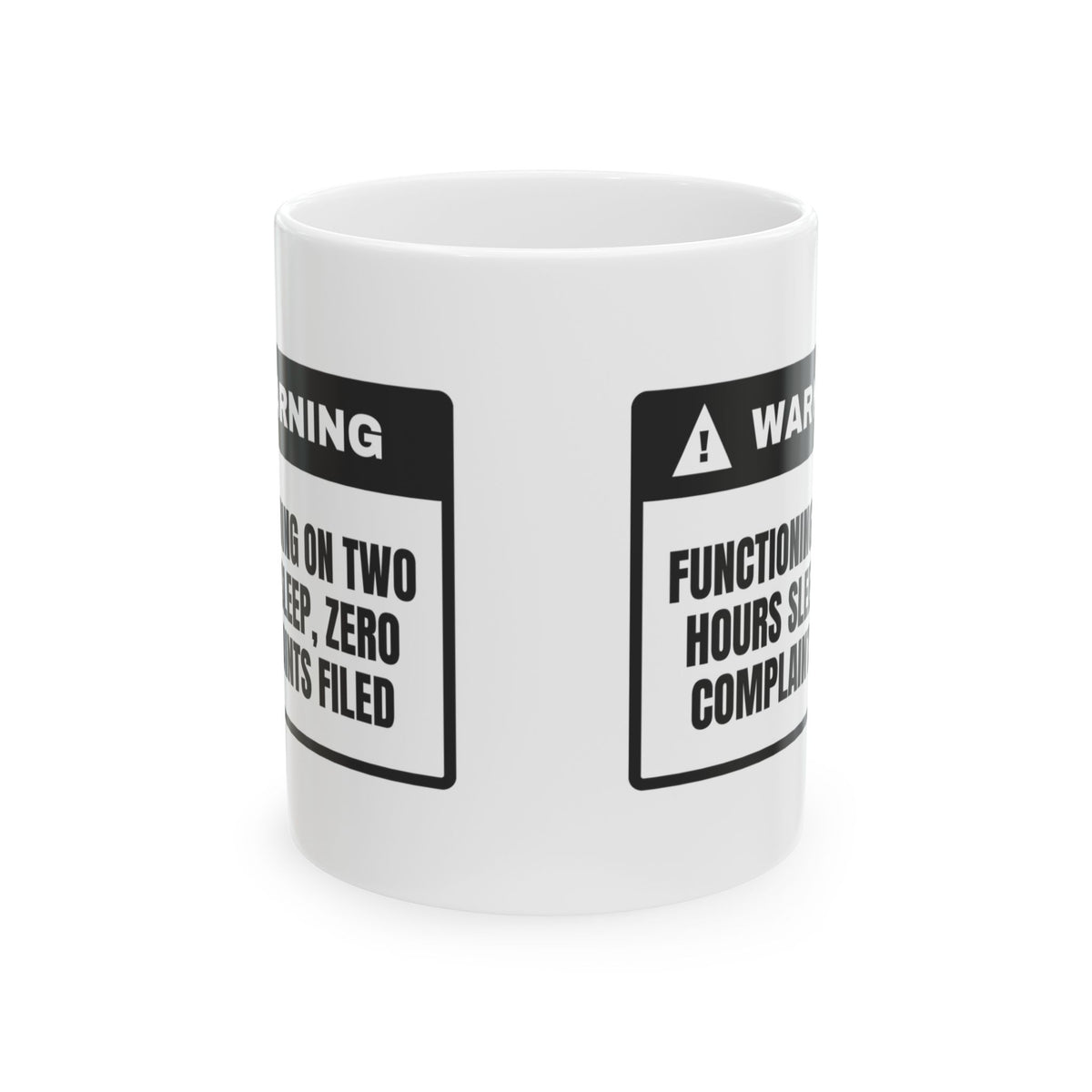 Funny New Mom Coffee Mug Two Hours Sleep Warning For New Moms