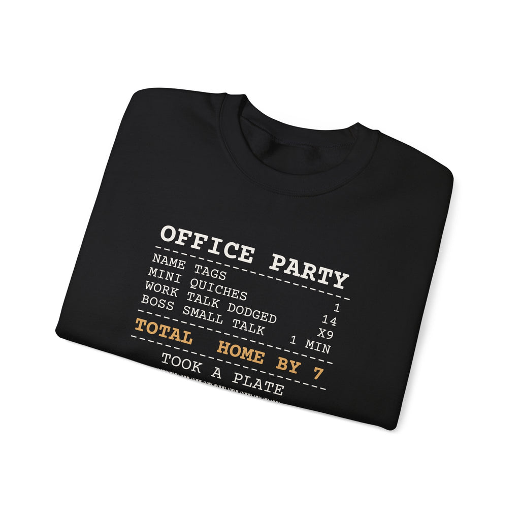Funny Christmas Coworker Sweatshirt Mini Quiches 14 Office Party Receipt