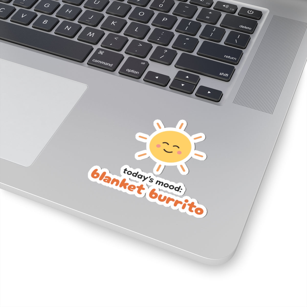 Cute Cozy Sticker Todays Mood Blanket Burrito