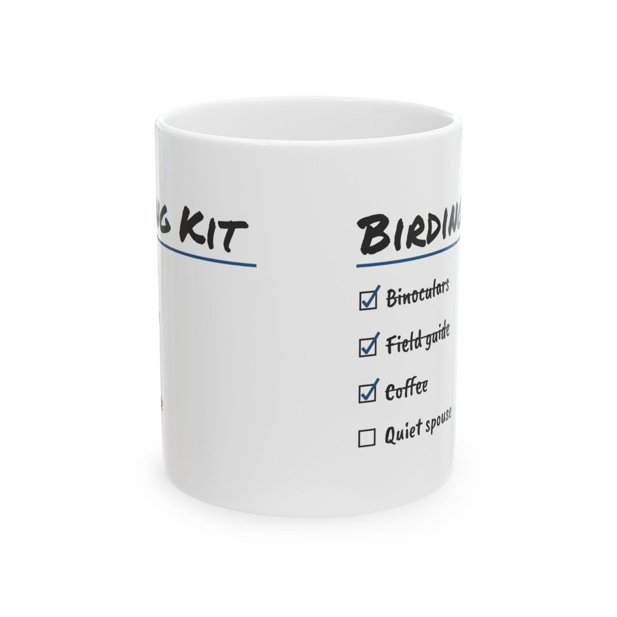 Birding Kit Coffee Mug Quiet Spouse Pending