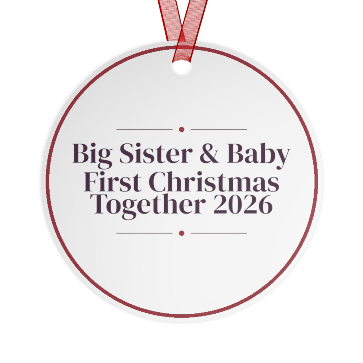 Christmas Ornament 2026 Big Sister And Baby Together Keepsake